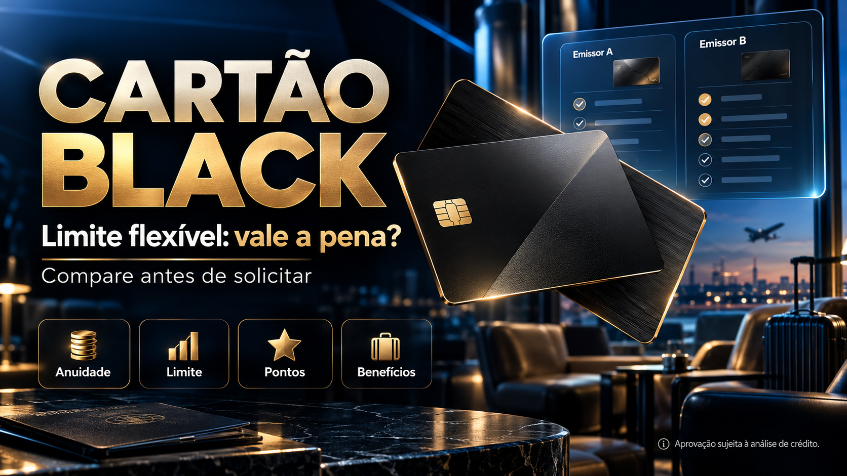 Cartão Black_ Luxo e Benefícios em Comparação